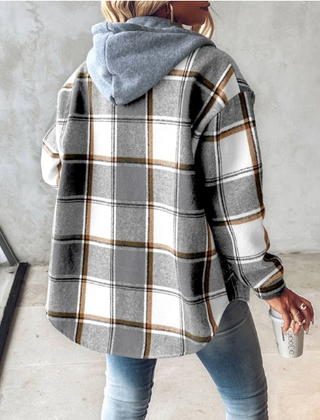 Nadia Hoodie Printed Soft Fleece
