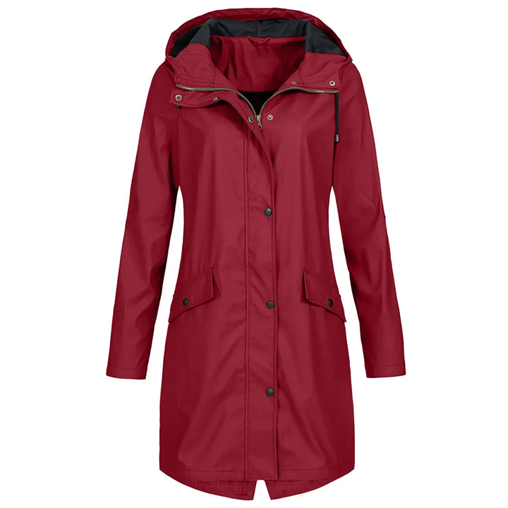 Lina | Windproof Hooded Raincoat