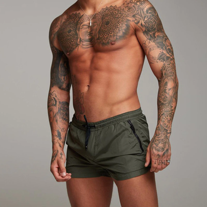 Trendy Quick-Dry Swim Shorts for Men