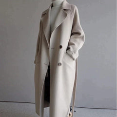 Evelina Longline Wool Coat