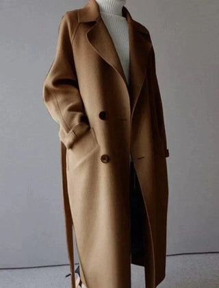 Evelina Longline Wool Coat
