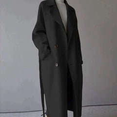 Evelina Longline Wool Coat