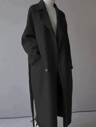 Evelina Longline Wool Coat