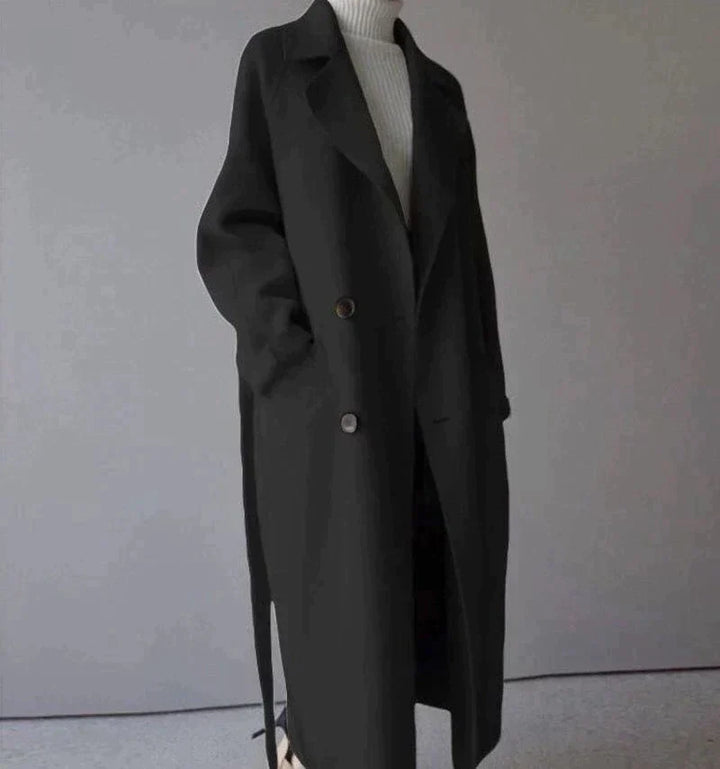 Cleo | Long Wool Coat for Women