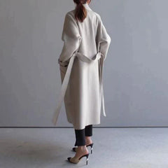 Evelina Longline Wool Coat