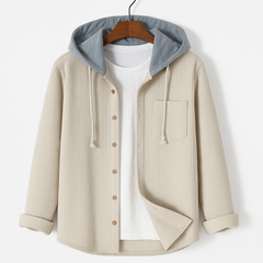 Men's Corduroy Hooded Jacket