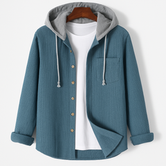 Men's Corduroy Hooded Jacket