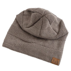 Annika | Women's Faux Fur Lined Slouchy Knit Beanie