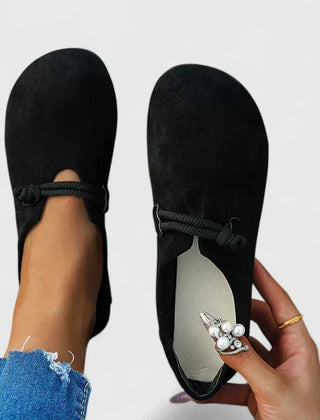Alice | Simple Black Loafers Women