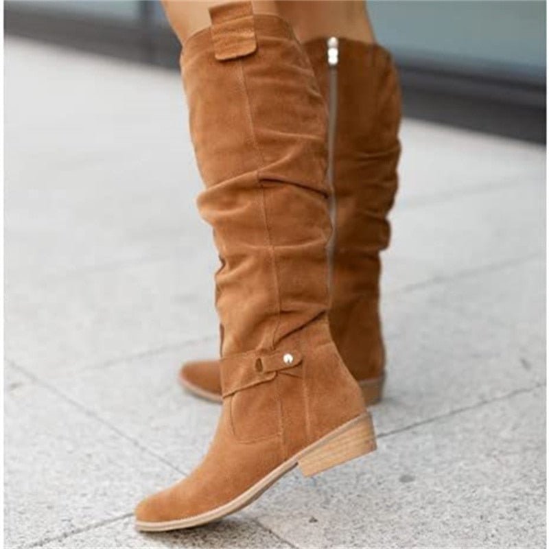 Hollis | Slouch Knee High Boots