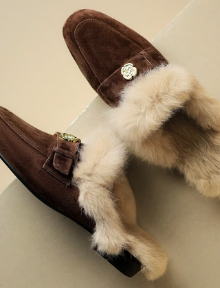 Ava | Suede Slippers Mules House Clog