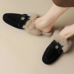 Ava | Suede Slippers Mules House Clog