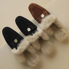 Ava | Suede Slippers Mules House Clog
