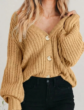 Verena | V Neck Knit Cardigan for Women