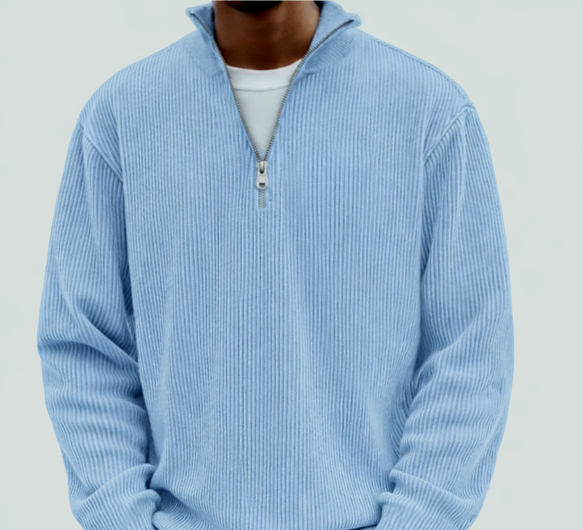 Nathan | Zip High Neck Men's Sweater