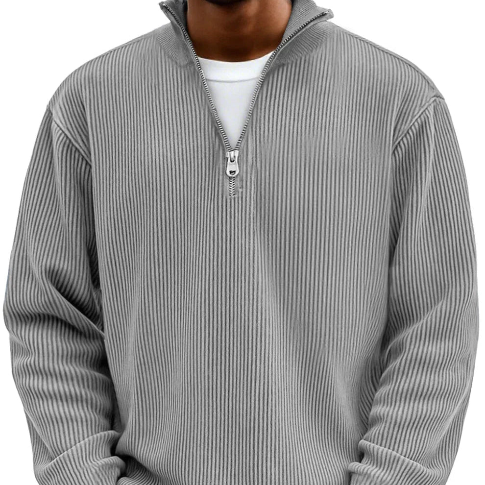 Nathan | Zip High Neck Men's Sweater