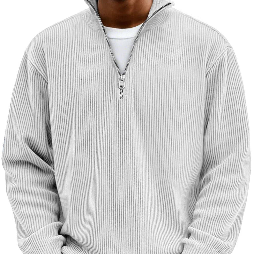 Nathan | Zip High Neck Men's Sweater