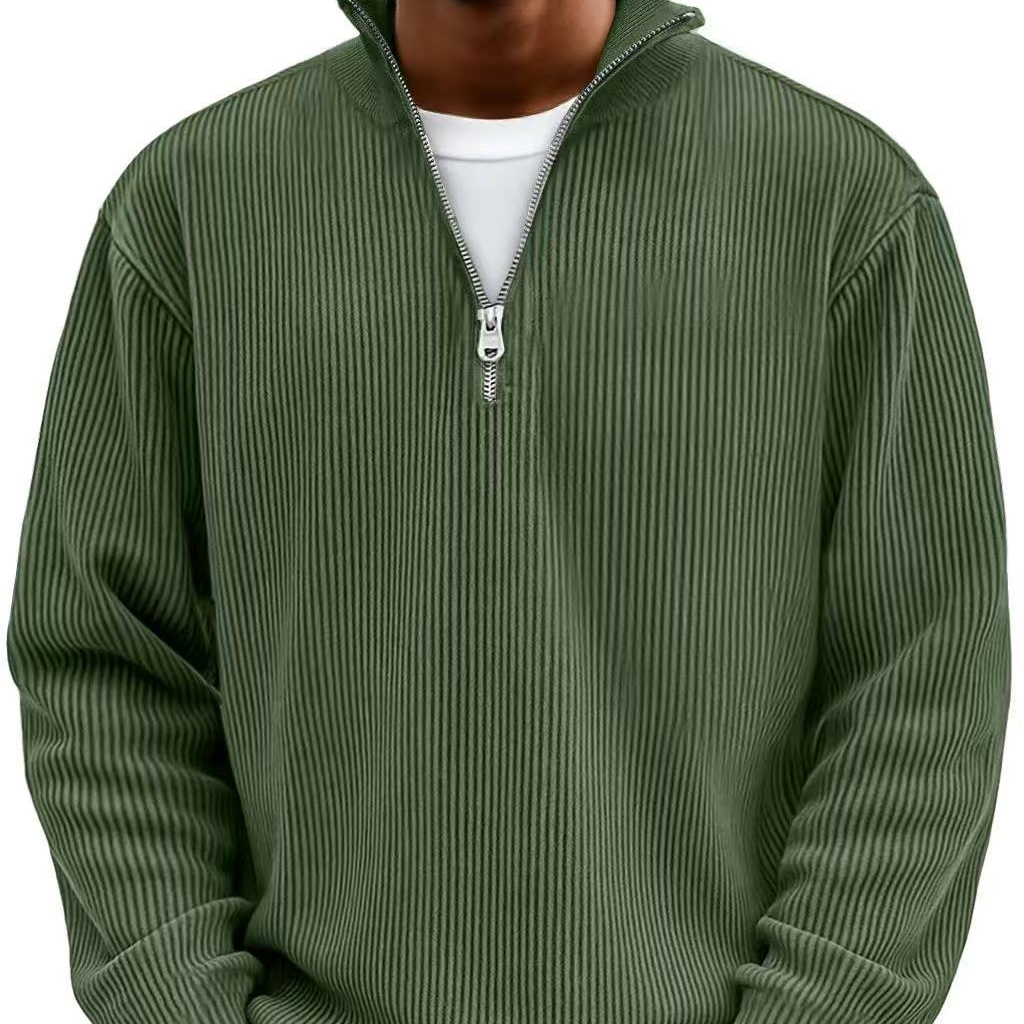 Nathan | Zip High Neck Men's Sweater
