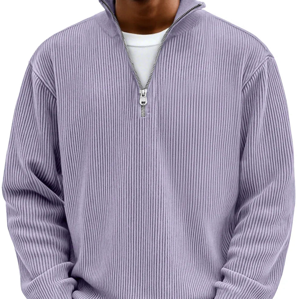 Nathan | Zip High Neck Men's Sweater
