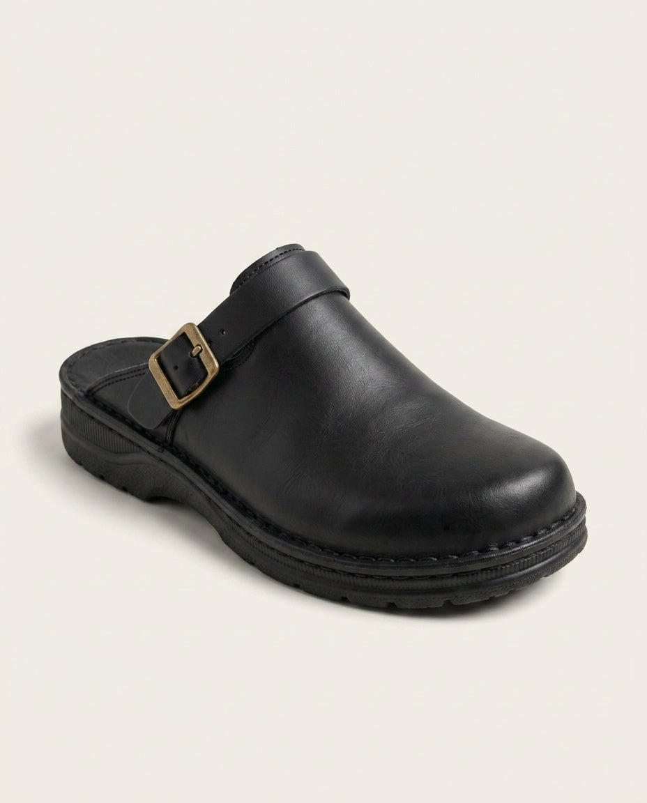Margaux Clogs Leather Look Slip On