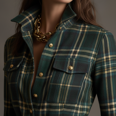 Benjamin | Belted Black Button Up Dress