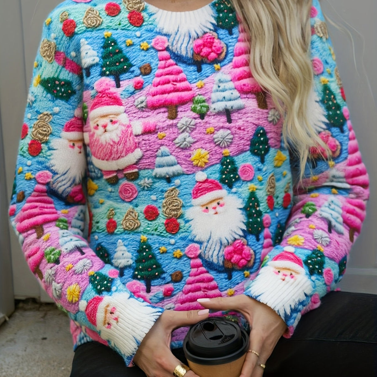 Benjamin | Christmas Women Knit Oversized Sweater