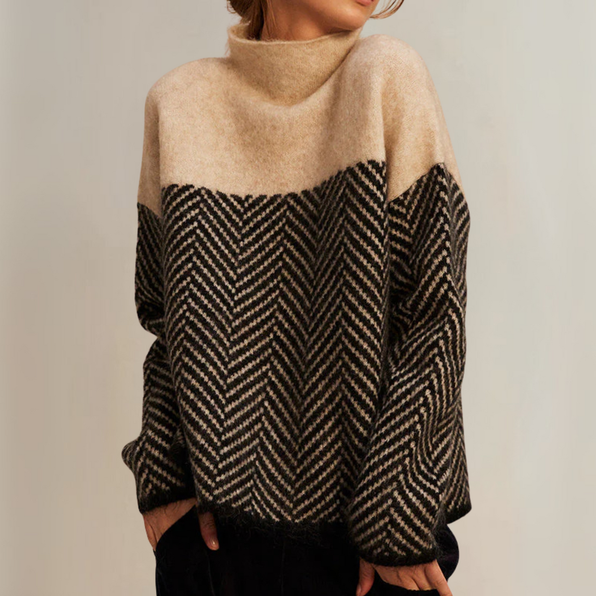 Benjamin | Cotton Womens Turtleneck Winter Sweater