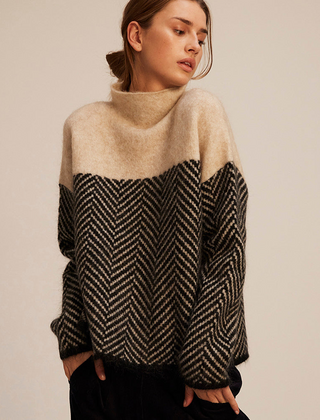 Benjamin | Cotton Womens Turtleneck Winter Sweater