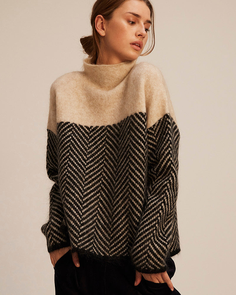 Benjamin | Cotton Womens Turtleneck Winter Sweater