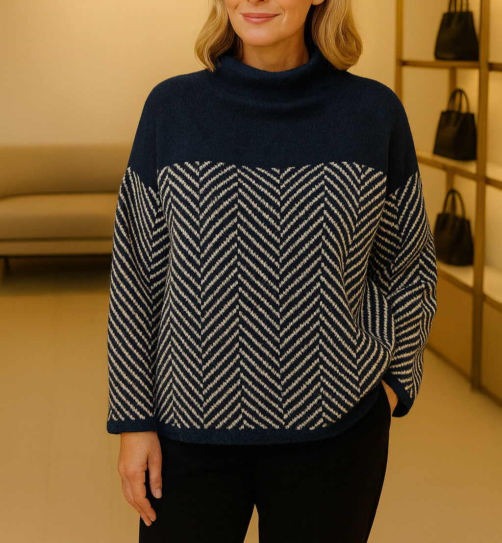 Benjamin | Cotton Womens Turtleneck Winter Sweater