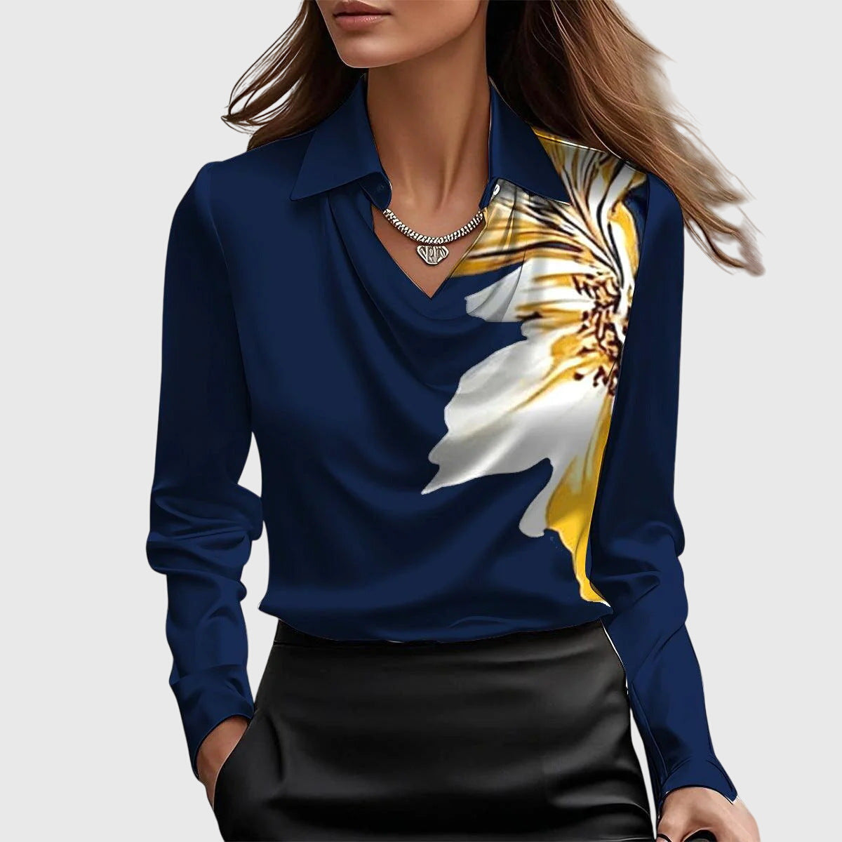 Benjamin | Draped Blouse