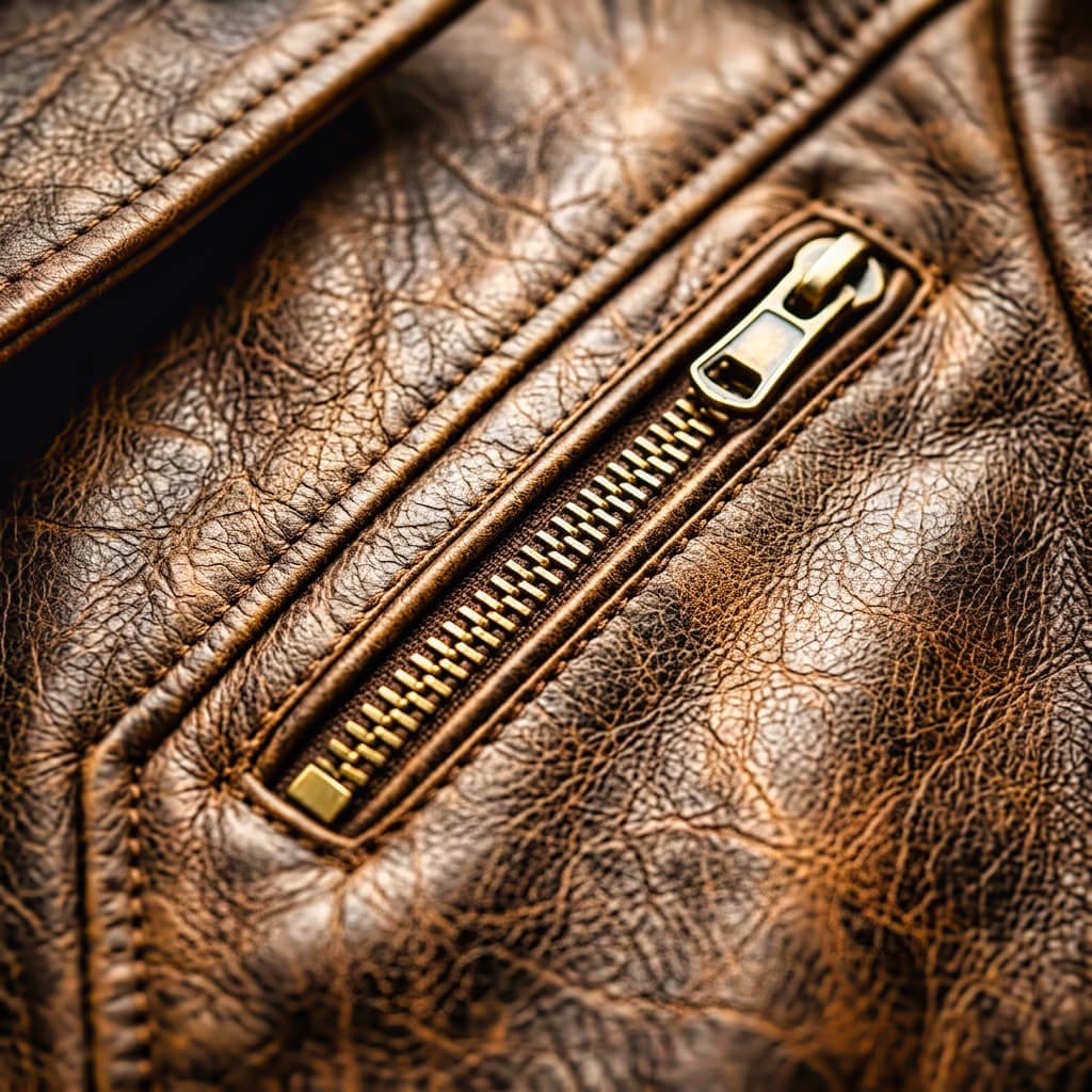Benjamin | Winter Leather Brown Jacket