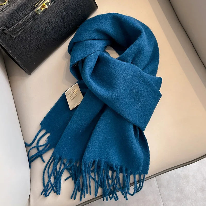 Benjamin | Wool Women Warm Scarf