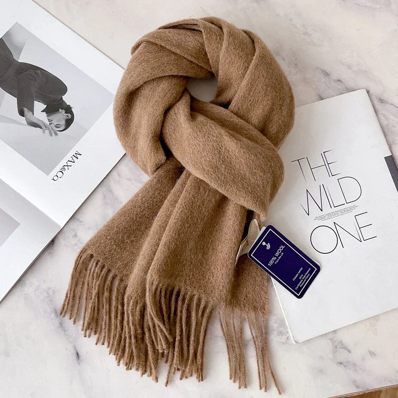 Benjamin | Wool Women Warm Scarf