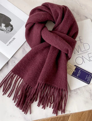 Benjamin | Wool Women Warm Scarf