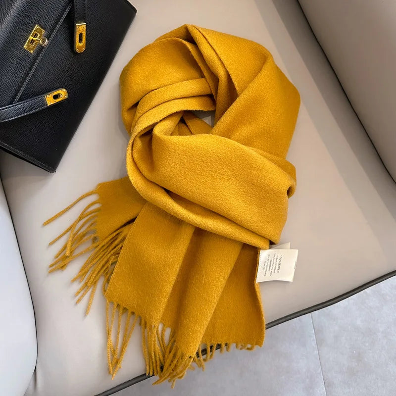 Benjamin | Wool Women Warm Scarf