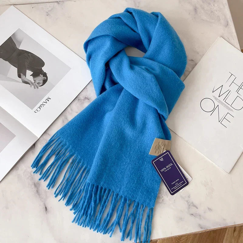 Benjamin | Wool Women Warm Scarf