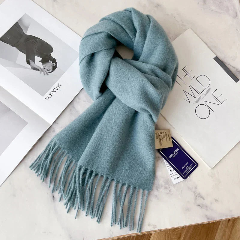 Benjamin | Wool Women Warm Scarf