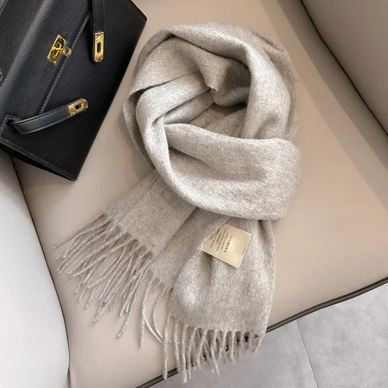 Benjamin | Wool Women Warm Scarf