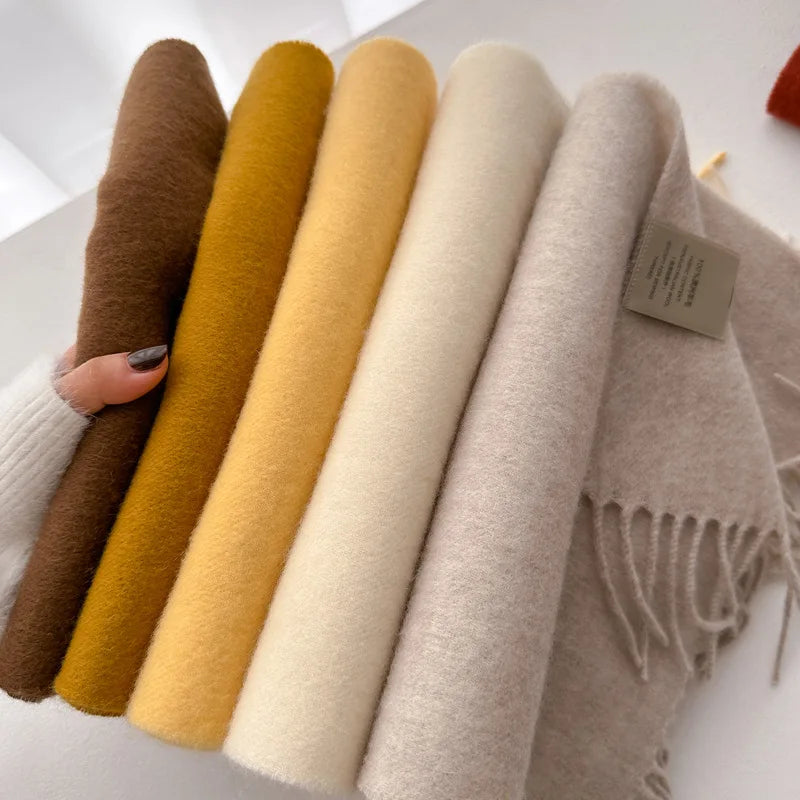 Benjamin | Wool Women Warm Scarf