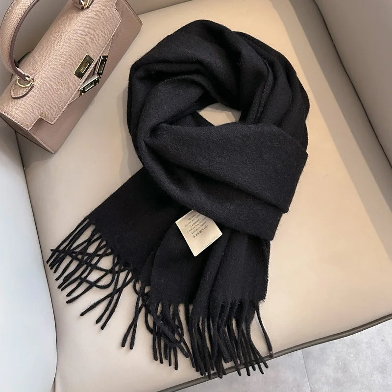 Benjamin | Wool Women Warm Scarf
