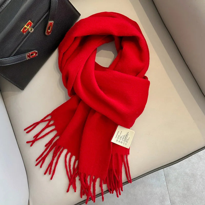 Benjamin | Wool Women Warm Scarf