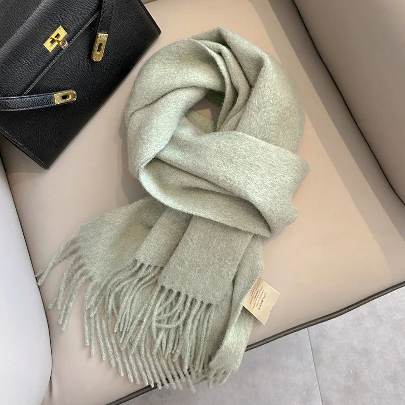 Benjamin | Wool Women Warm Scarf