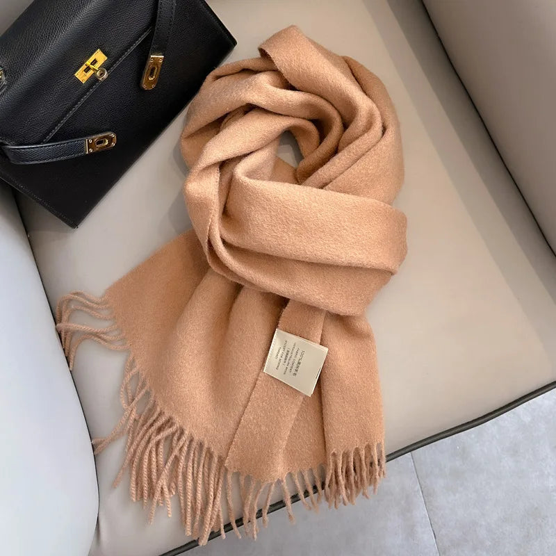 Benjamin | Wool Women Warm Scarf