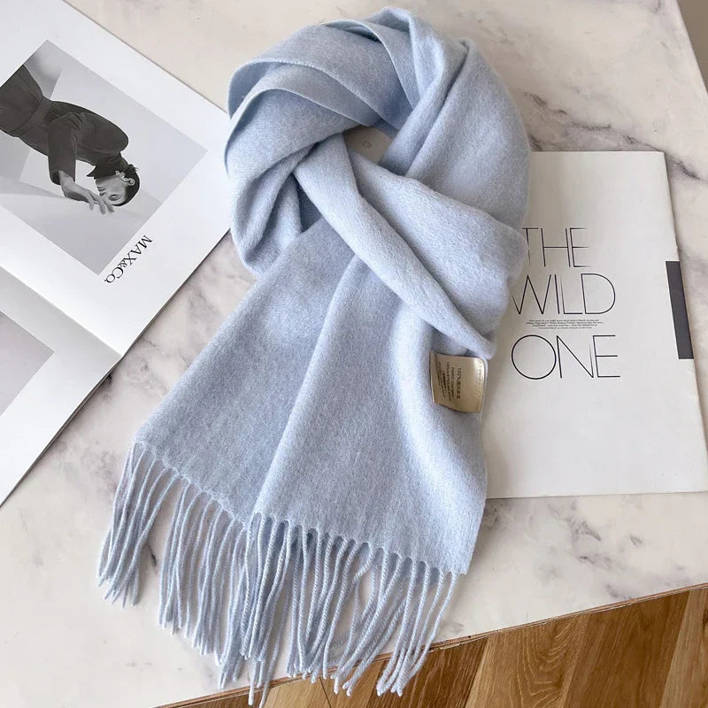 Benjamin | Wool Women Warm Scarf