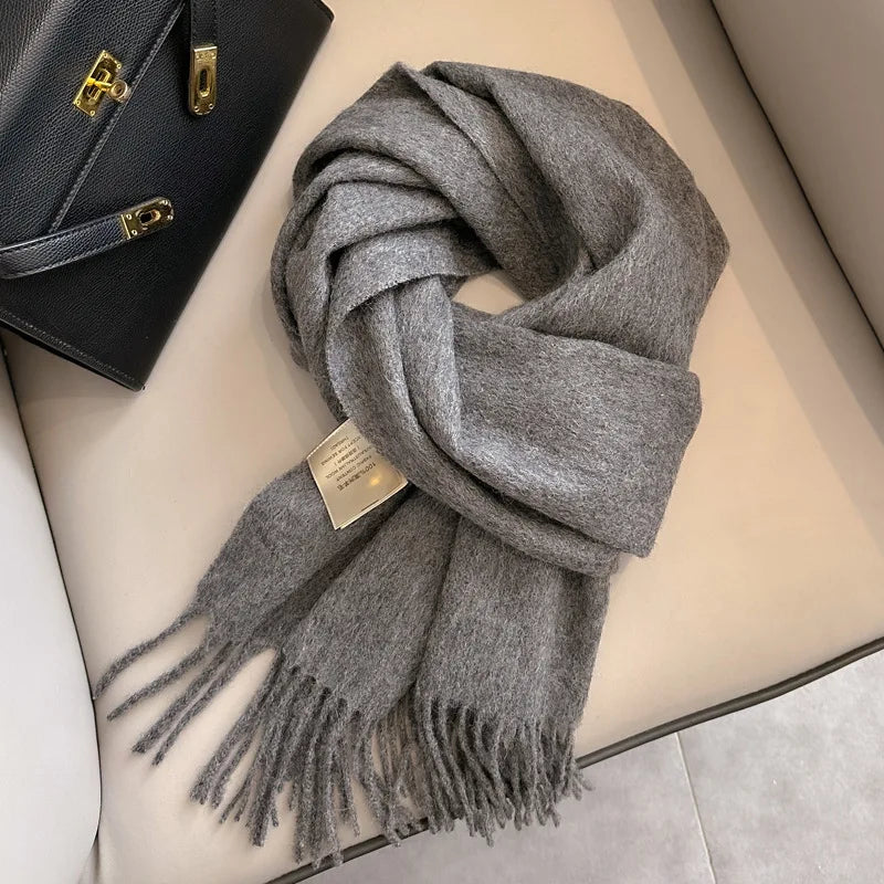 Benjamin | Wool Women Warm Scarf