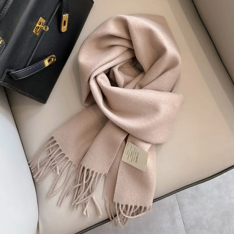 Benjamin | Wool Women Warm Scarf