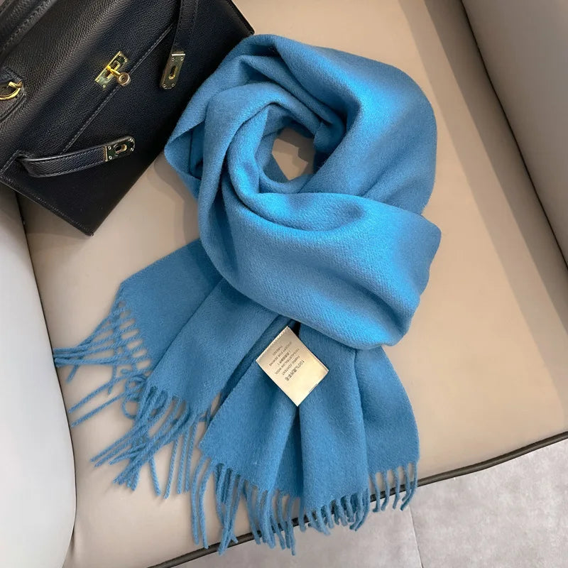 Benjamin | Wool Women Warm Scarf