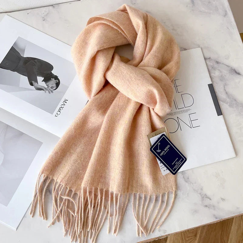 Benjamin | Wool Women Warm Scarf