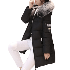 Bettina | Women's Windproof Long Puffer Jacket With Faux Fur Hood